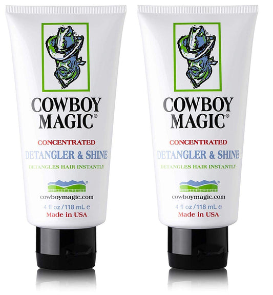 Cowboy Magic Detangler & Shine for Horse, 4 oz - 2 Pack Conditioner, White Beauty & Personal Care Cowboy Magic