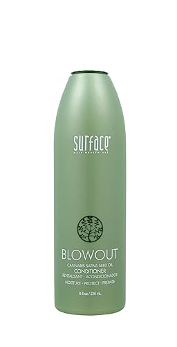 Surface Hair - Blowout Condtioner - Organic Ingredients for Women and Men, Heat-Resistant with Babassu Oil for Longer Lasting Blowouts - 8 fl oz