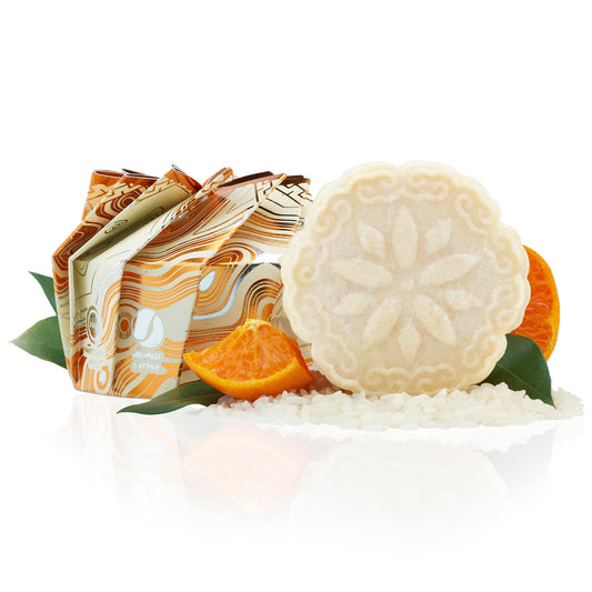 Viori Citrus Zest Essential Oil Shampoo Bar Made with Rice Water - Handcrafted All Natural Shampoo Bars - Sulfate Free