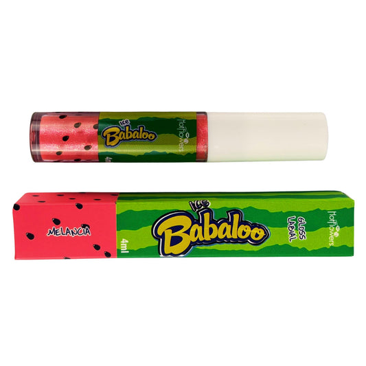 HOT FLOWERS Ice Babaloo Lip Gloss - Moisturizing Gloss with Coconut Oil - Hydrating & Flavored - 15g (Watermelon) Beauty & Personal Care HOT FLOWERS