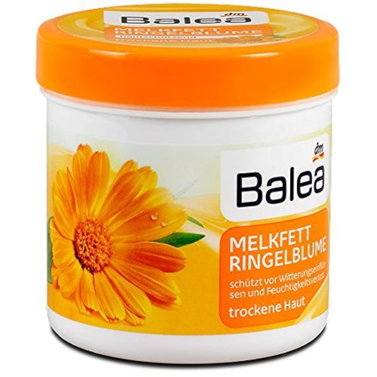 Balea Melkfett milking grease - Calendula Gel-Cream - with Vitamin A - Protects Skin against Environmental Damage/Stress from Cold, Wind, Rain etc