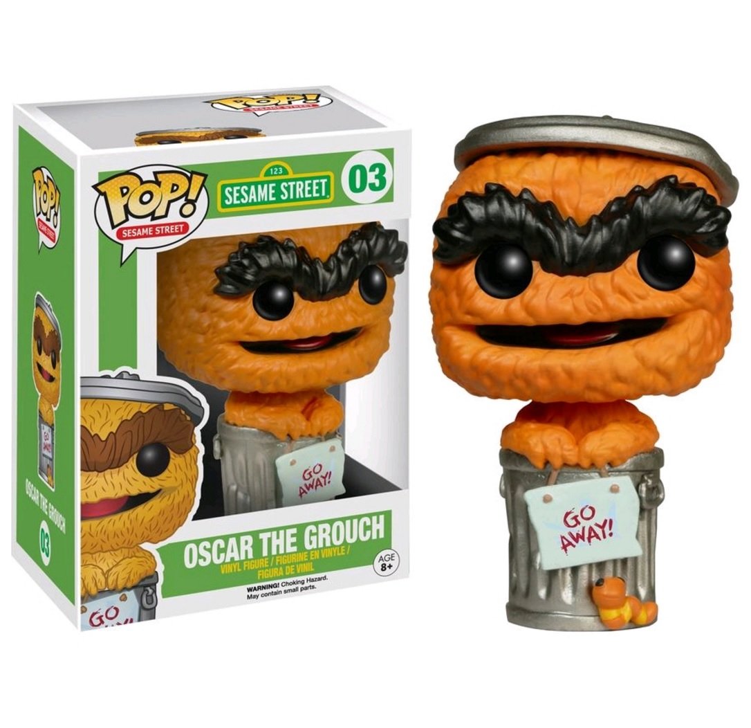 Funko Pop! Sesame Street Oscar Orange Debut EE Exc