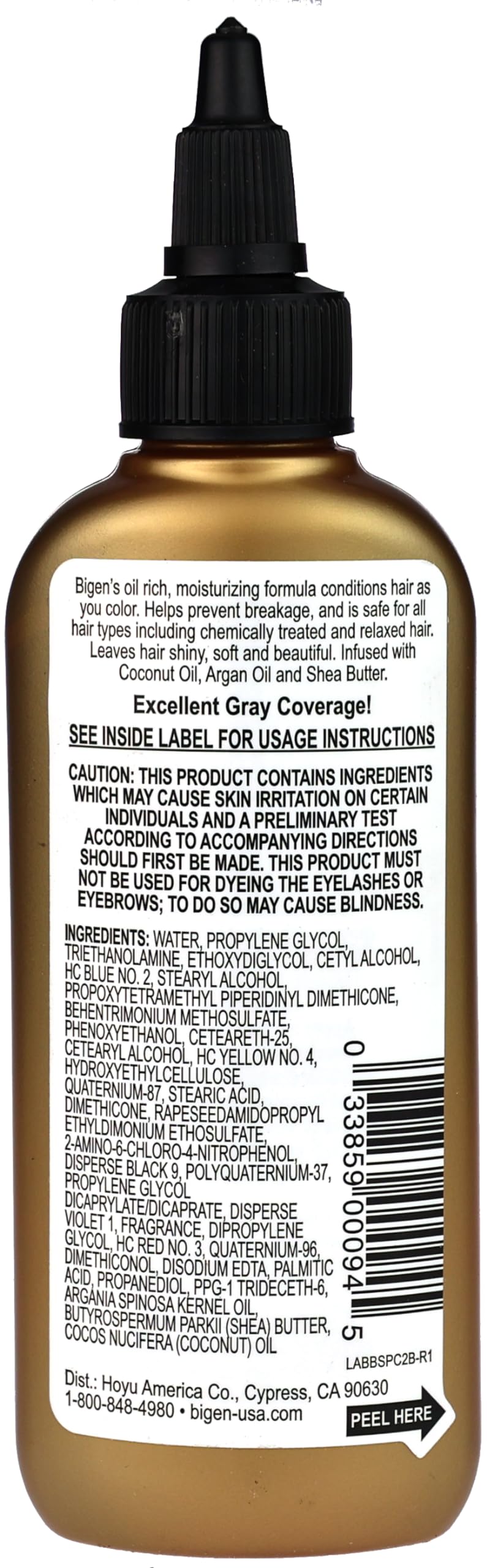 Bigen Semi-Permanent Haircolor #C2 Chocolate 3 Ounce (88ml)