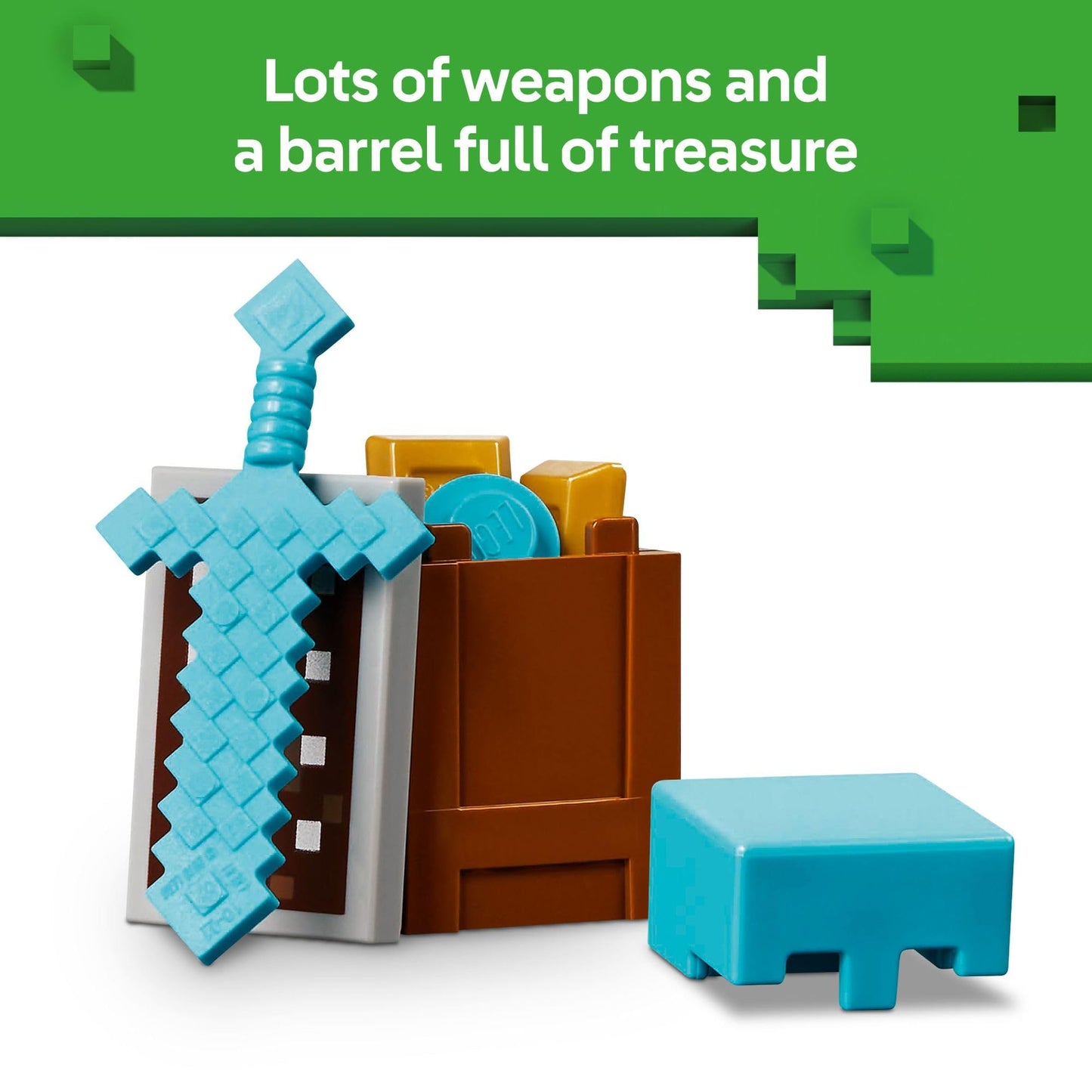LEGO Minecraft The Illager Desert Patrol 21267, Building Toy with 4 Figures for Pretend Play, Fun Gift for Kids, Boys & Girls Ages 7+