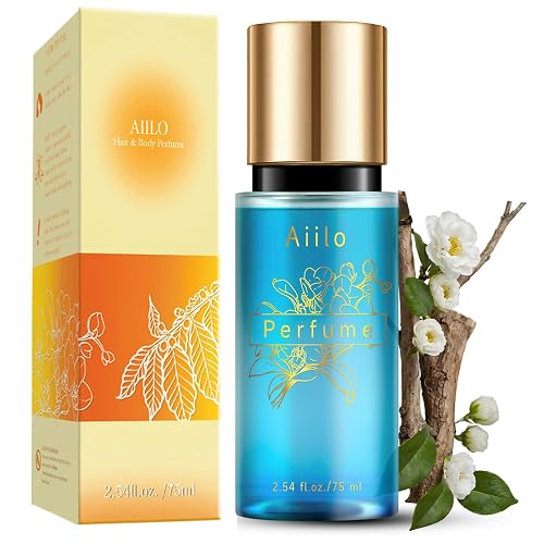 Aiilo Hair Perfume for Women, Long Lasting Hair Fragrance Mist, Hair Perfume Spray for Hair, Body & Clothes, Lightweight Non-Greasy Formula, Up to 8