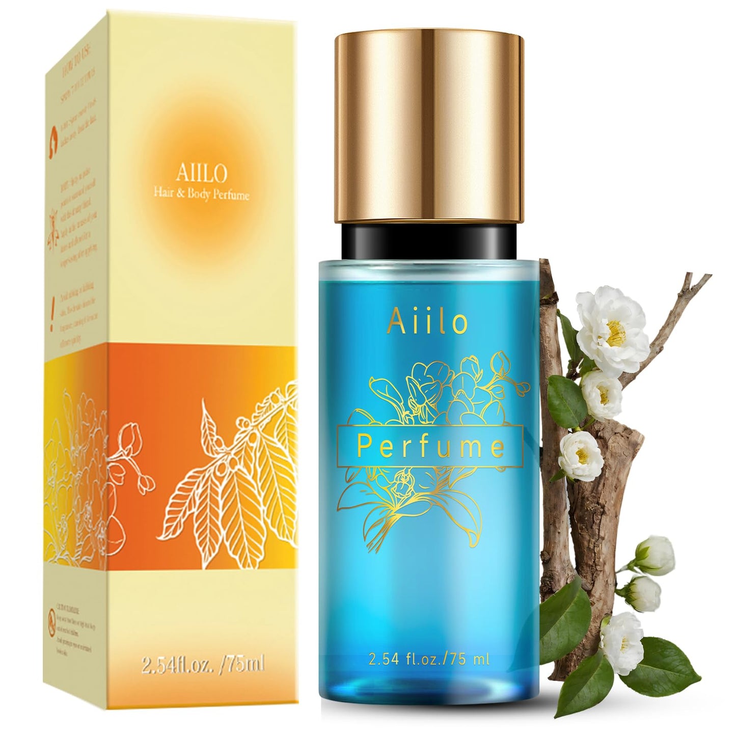 Aiilo Hair Perfume for Women, Long Lasting Hair Fragrance Mist, Hair Perfume Spray for Hair, Body & Clothes, Lightweight Non-Greasy Formula, Up to 8