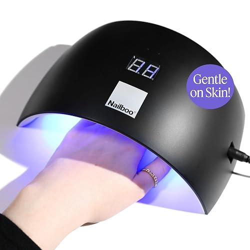 Nailboo Pro Cure LED Lamp - Lightweight UV or LED Nail Dryer with Automatic Sensor, Even Curing for Gel Polish, Compact Arch Design for Hands & Toes Beauty & Personal Care Nailboo