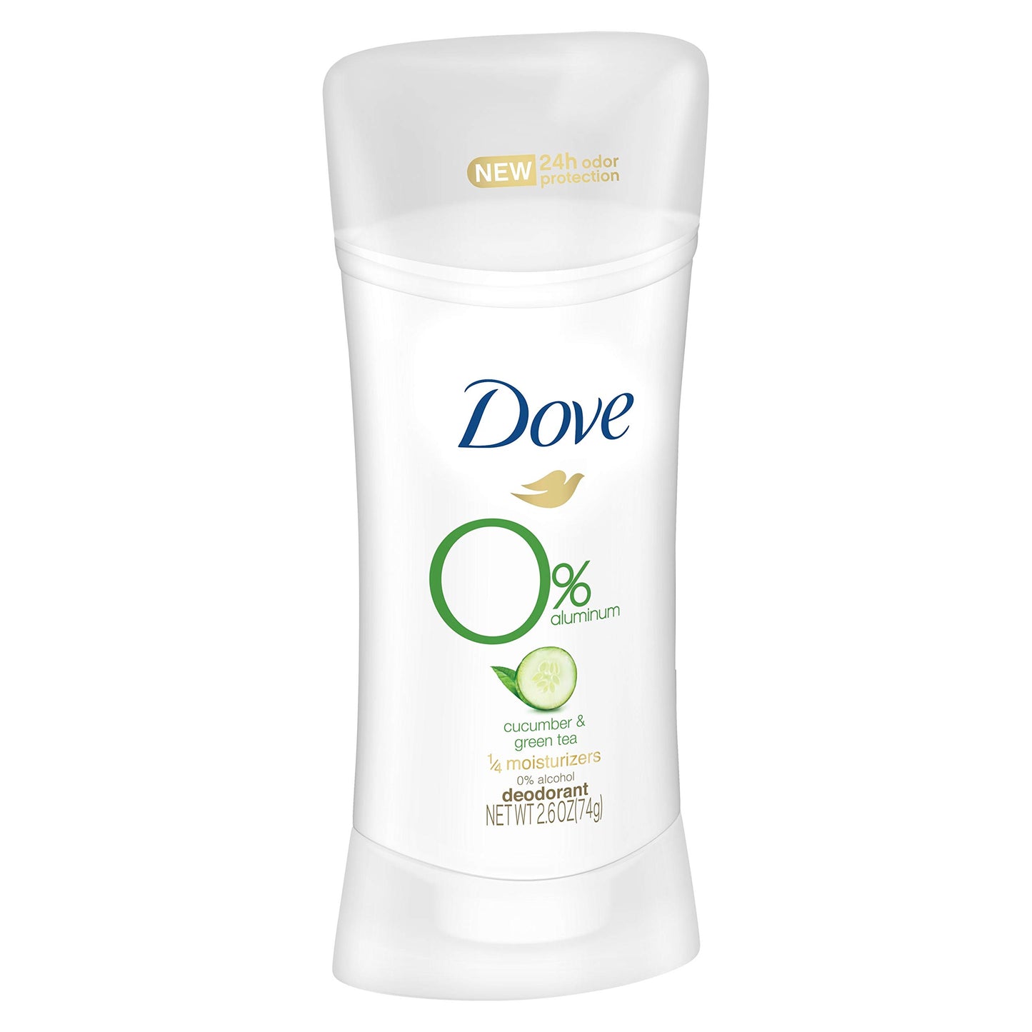 Dove 0% Aluminum Deodorant for Women ¼ Moisturizers Cucumber & Green Tea with 24-Hour Odor Protection,2.6 Ounce (Pack of 3) Beauty and Personal Care Dove