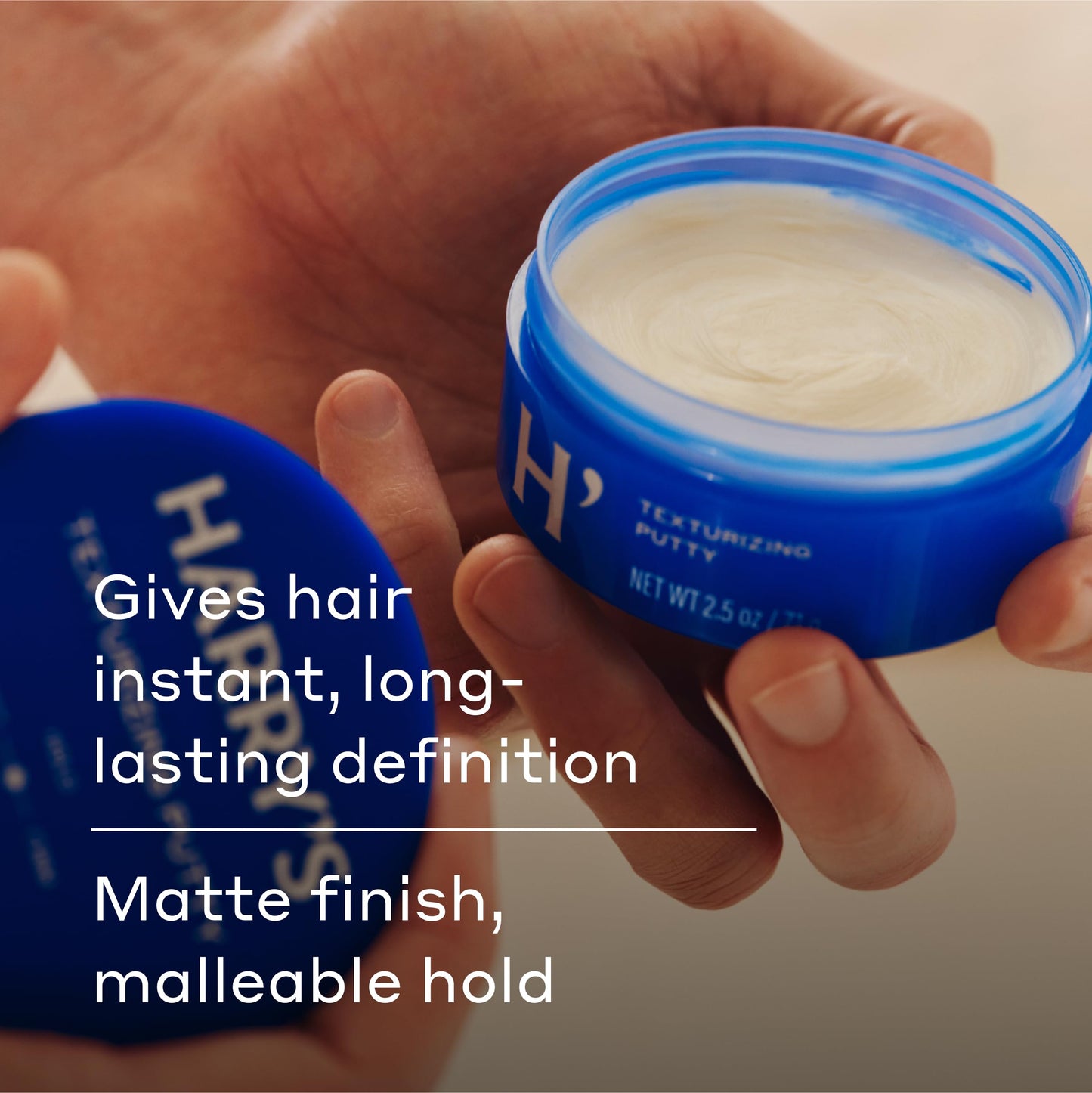 Harry's Texturizing Hair Putty, Mens Hair Styling Products, 2.5 Fl Oz, 3 Pack