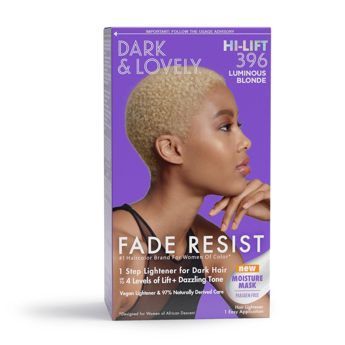 SoftSheen-Carson Dark and Lovely Fade Resist Rich Conditioning Color, Luminous Blonde 396