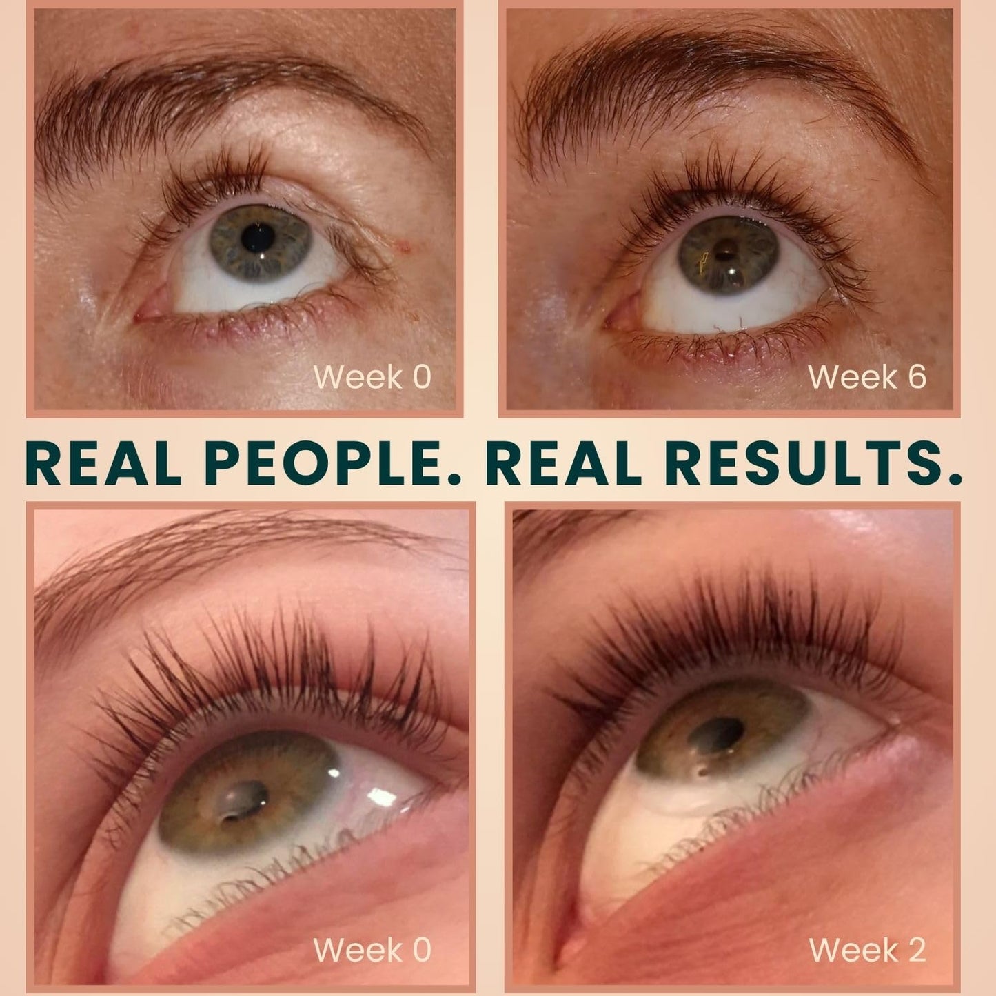 USDA Organic Castor Oil Lash Serum - Cold Pressed Castor Oil Eyelash Growth Serum with Mascara Tube - Eyelash Treatment and Conditioner Beauty and Personal Care Live Fraiche