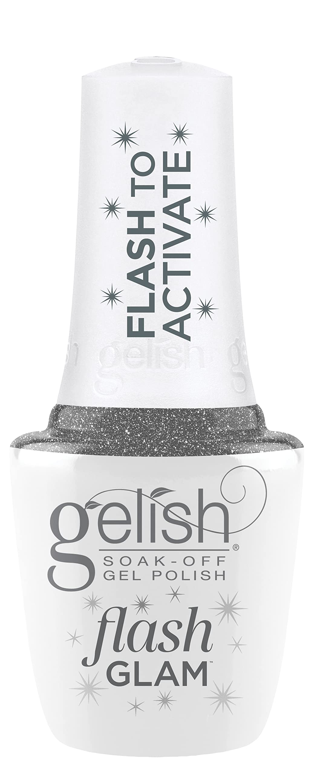 Gelish Flash Glam Sparkling Glitter Gel Polish - Dripping in Bling, 15 mL Beauty & Personal Care Gelish