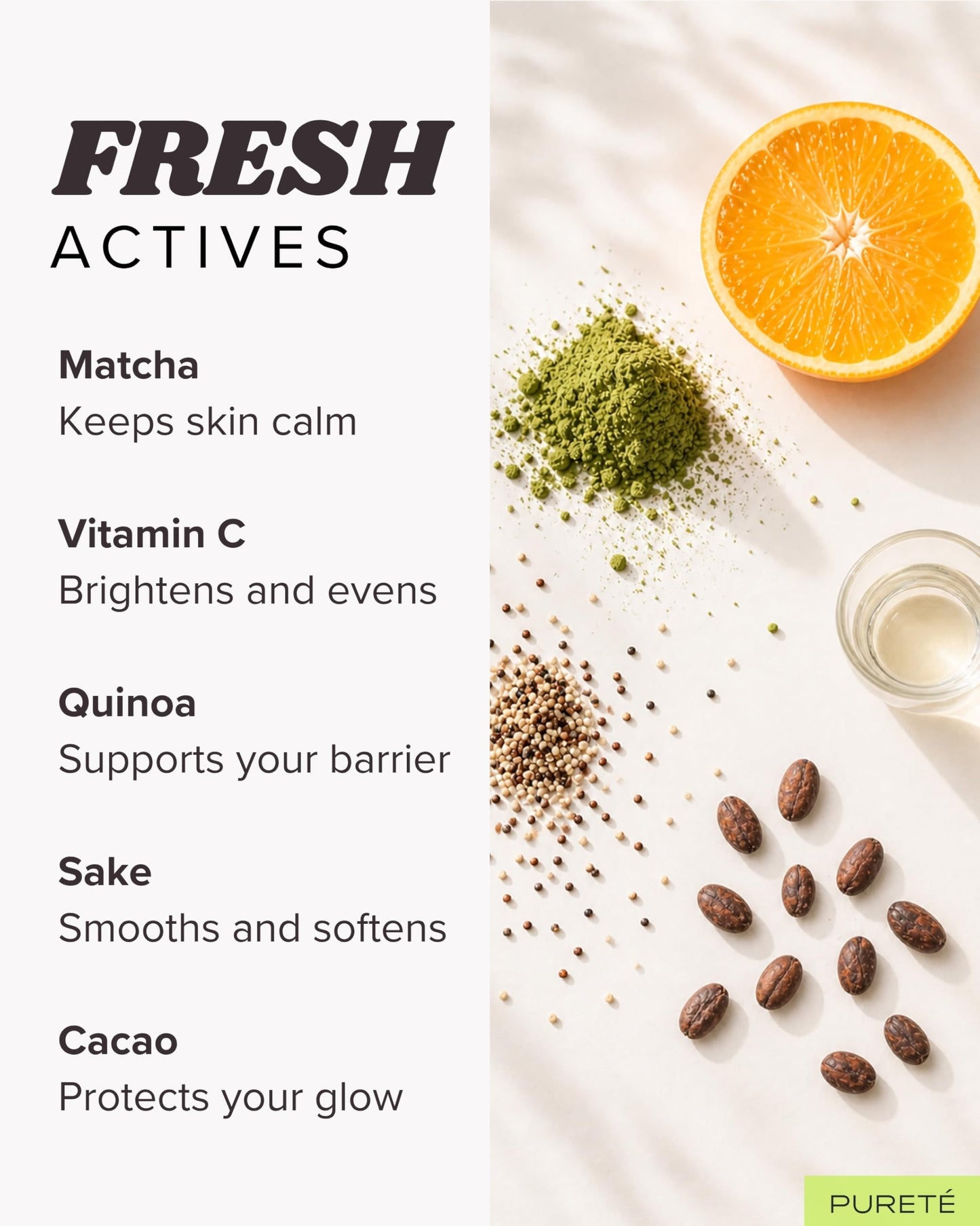 Pureté Greenwash Dew Essence Infused with ECOCERT Matcha & Fermented Sake | Anti-Oxidant Hydrating Treatment Toner for Post-Cleansed Skin | Made in