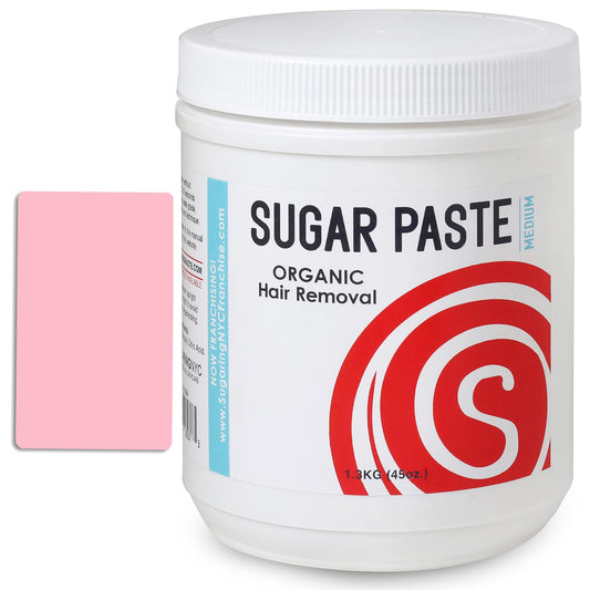 Sugaring NYC Brazilian Bikini Sugaring Paste - Medium, 45 Fl Oz, For Various Hair Types, Unisex, Hair Removal Paste Beauty and Personal Care Sugaring NYC