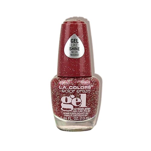 L.A. COLORS Demo - Color Craze Shimmer Gel Polish, Crush CNL284 Beauty & Personal Care L.A. COLORS