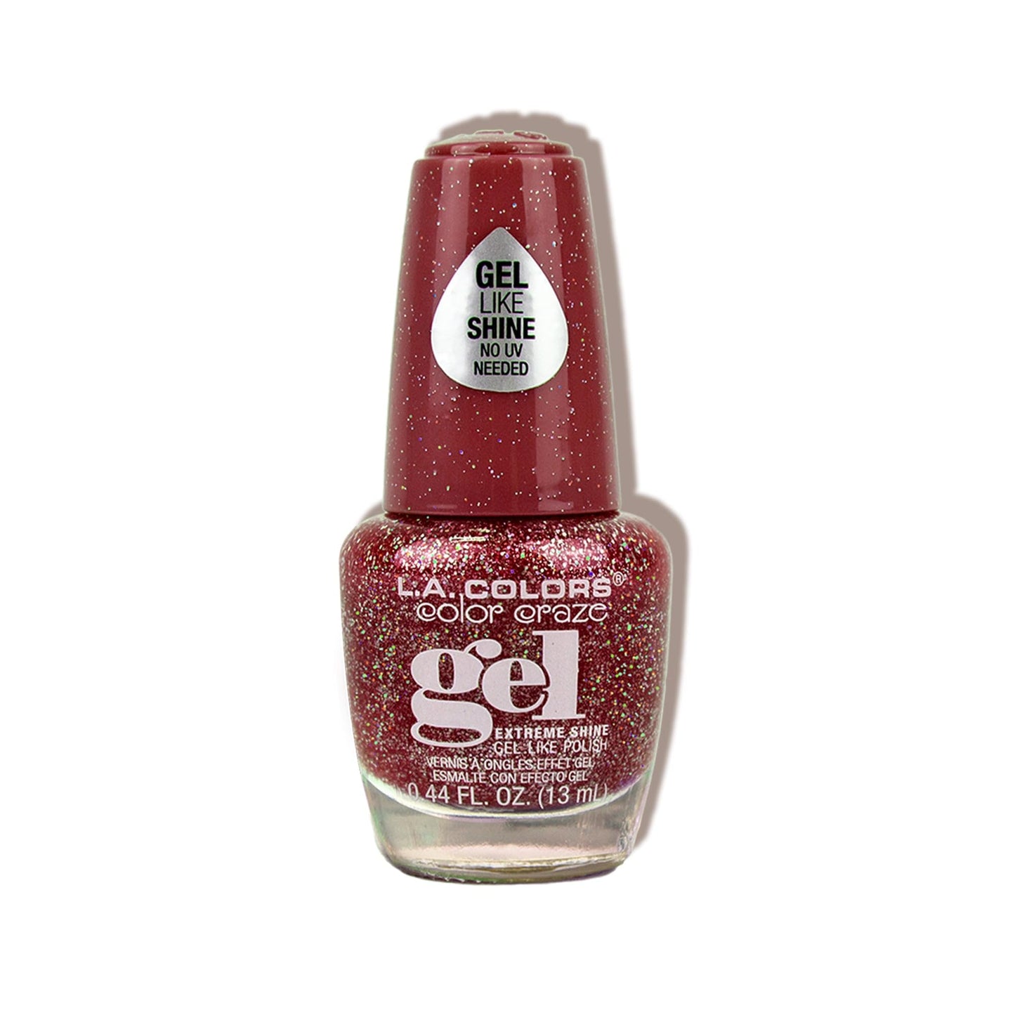 L.A. COLORS Demo - Color Craze Shimmer Gel Polish, Crush CNL284 Beauty & Personal Care L.A. COLORS