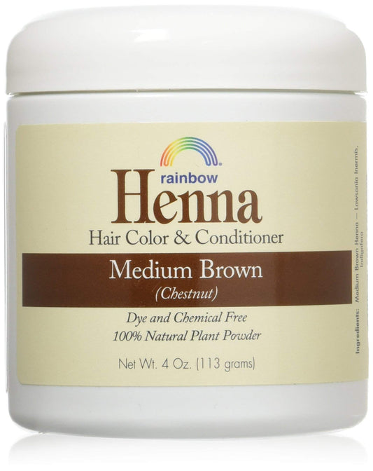 Henna (Persian) - Med Brown (Chestnut), 4 oz (pack of 2) - SETOF 2