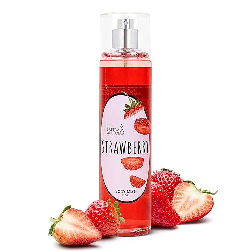 Freida and Joe Luxurious Scented Strawberry Fragrance Body Mist A Sophisticated 8 oz Gift Stocking Stuffer Exquisitely Crafted for Women's Sublime Beauty & Personal Care Freida and Joe