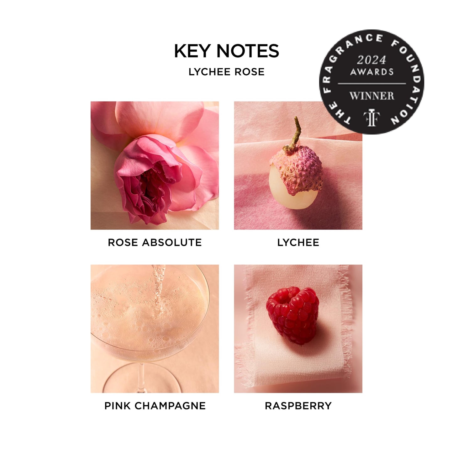 NEST New York Lychee Rose Fine Fragrance Set - Includes 50 mL (Full Size) & 8 mL (Travel Spray) - Vegan, Cruelty Free