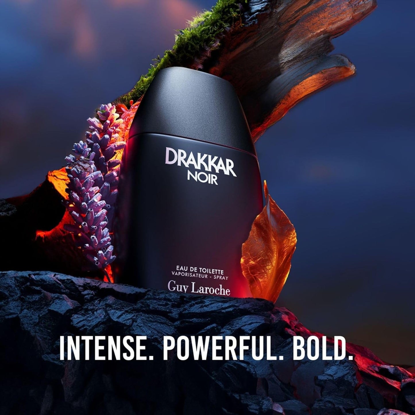 Guy Laroche Drakkar Noir, Iconic Designer Fragrance, Intense & Powerful Eau de Toilette, Fougere Blend & Aromatic Spices, Long Lasting Mens Cologne