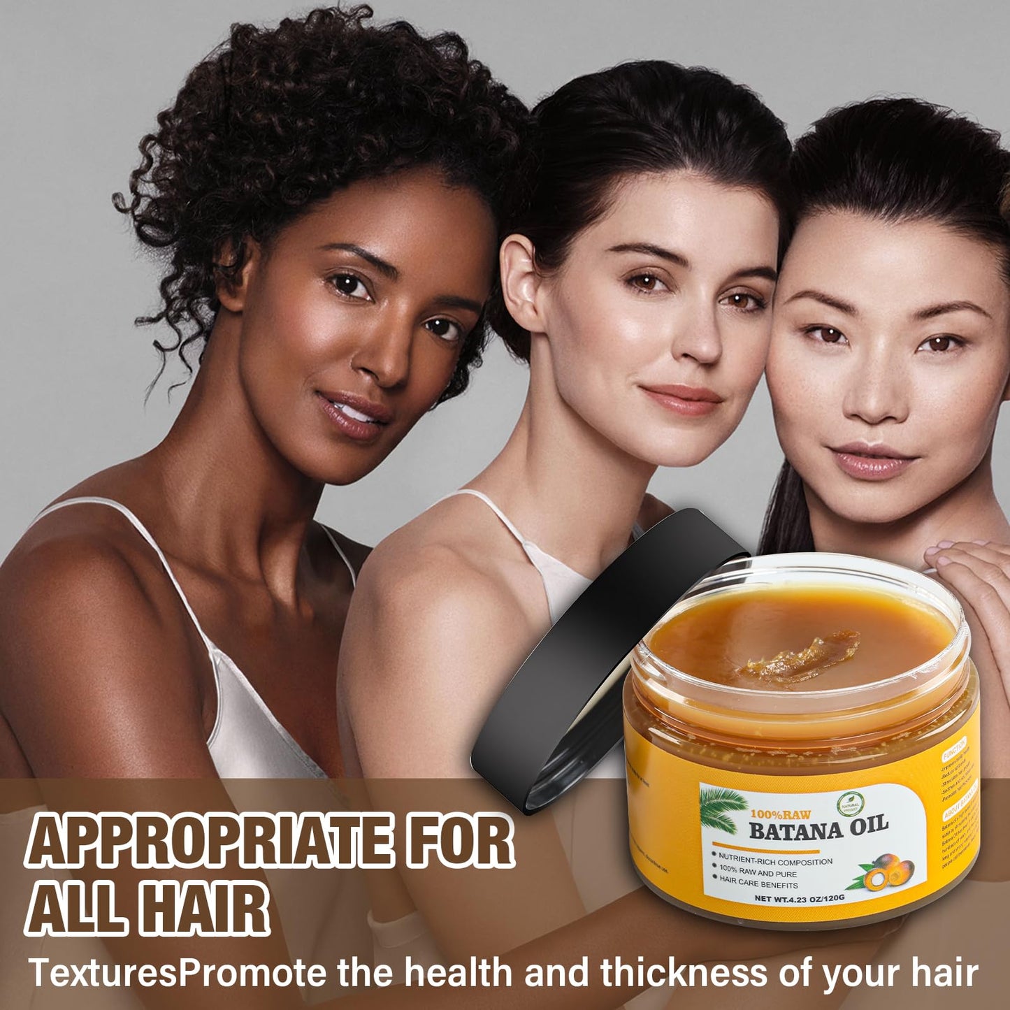 Andreyt Raw Batana Oil for Hair Growth, 100% Natural Pure Dr. Sebi Batana Oil from Honduras, Prevent Hair Loss, Promotes Hair Growth and Thickness