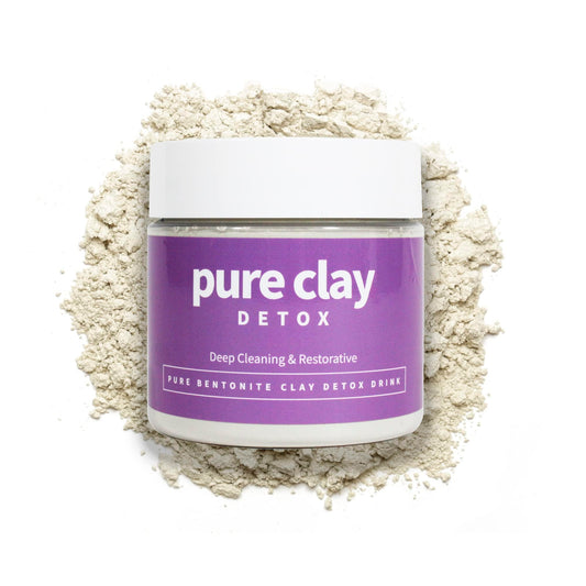 Pure Clay Detox | Therapeutic Grade Calcium Bentonite Clay Powder | GRAS-Affirmed | Indian Healing Face Mask | Deep Pore Cleansing | Body Wrap Hair Beauty & Personal Care PURE CLAY