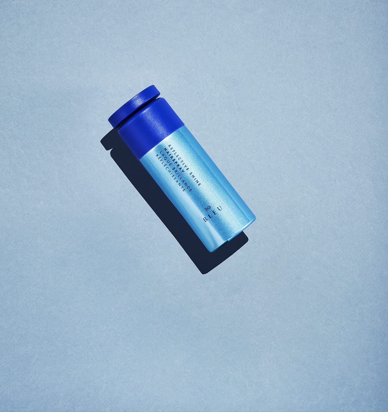 R+Co BLEU Reflective Shine Hairspray - Mirror-Like Shine, Lightweight Hold, Adds Instant Glamour, Keeps Hair Soft and Sleek with Brazilian Tucuma