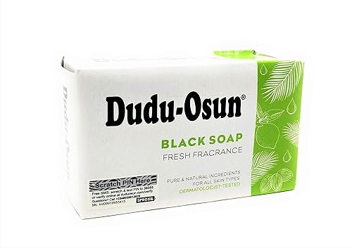 Tropical Naturals Dudu Osun Black Soap Pure Ingredients US Ship, Original, 5 Ounce (Pack of 3)