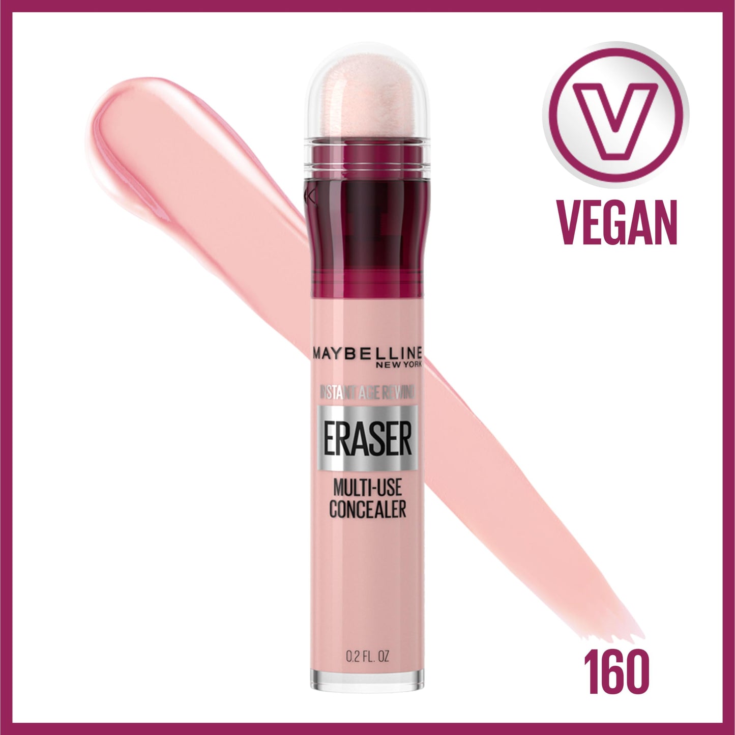 Maybelline Instant Age Rewind Eraser Dark Circles Treatment Concealer, Brightener, 0.2 fl. oz. (Package May Vary)