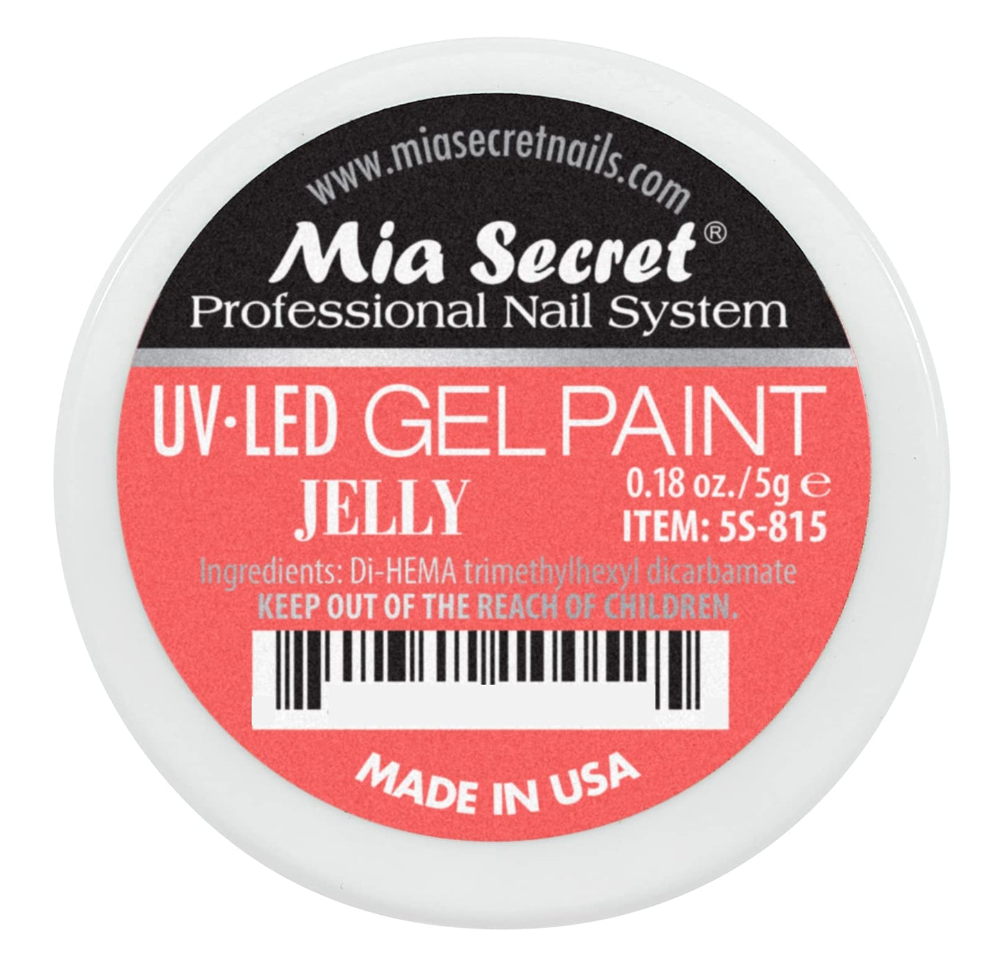Mia Secret Professional Nail System UV/LED Gel Paint - 5 grams (Jelly)