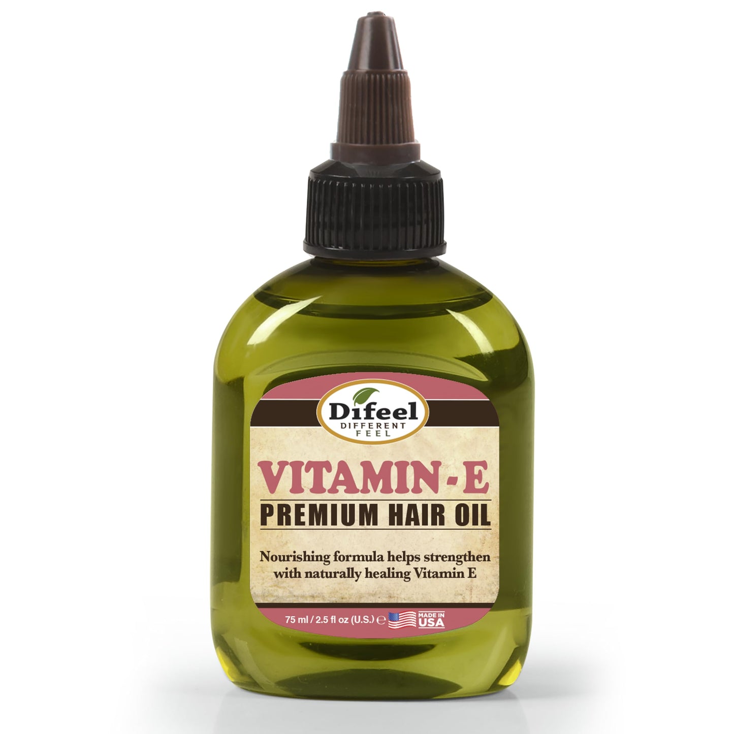 Difeel Premium Natural Hair Oil - Vitamin E Oil 2.5 ounce
