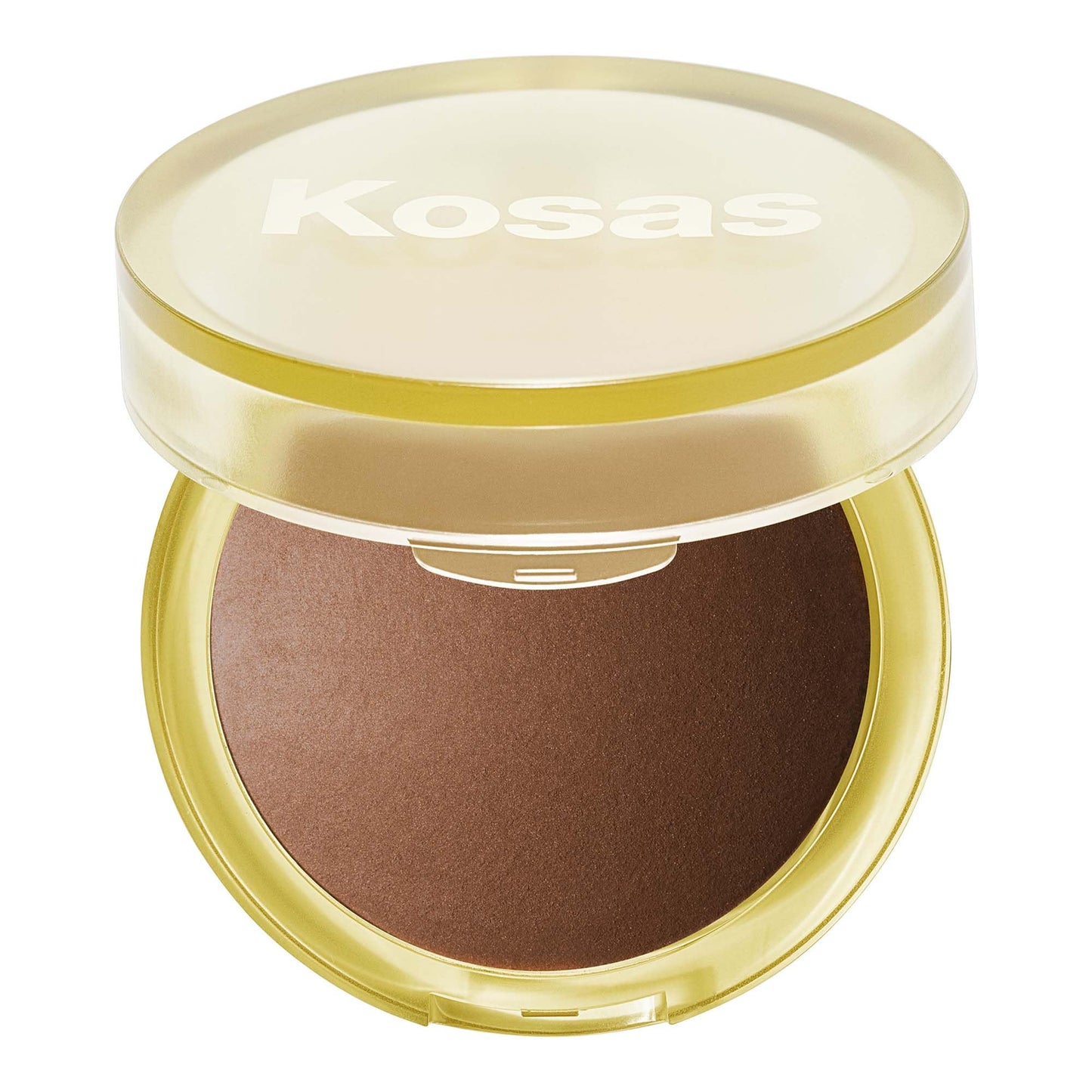 Kosas The Sun Show Glowy Warmth Baked Bronzer - Talc-Free Powder Bronzer for Face, Buildable Color, Natural Glow, Lightweight Finish, Paradise