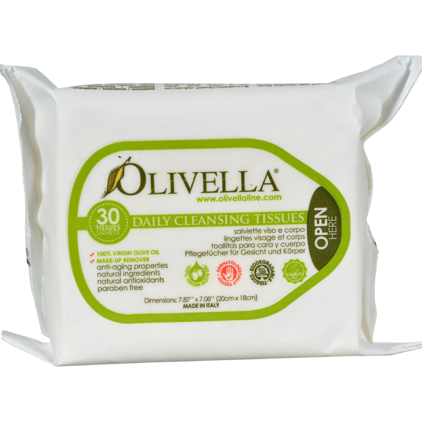 Olivella Facial Tissue Size 30pk
