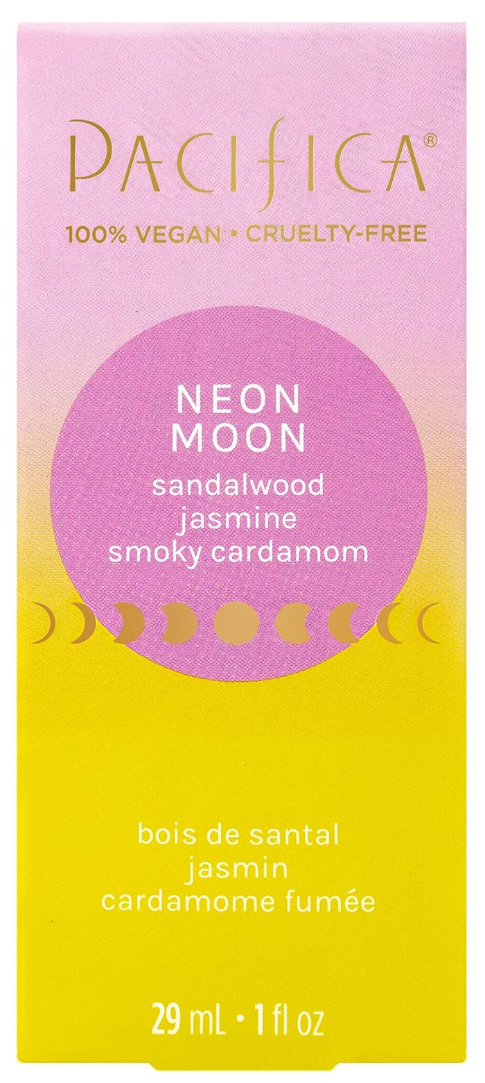 Pacifica Beauty Neon Moon Spray Perfume - Energetic Sandalwood Jasmine Smoky Cardamon - Clean Vegan Eau de Toilette, 1 fl oz Beauty & Personal Care Pacifica