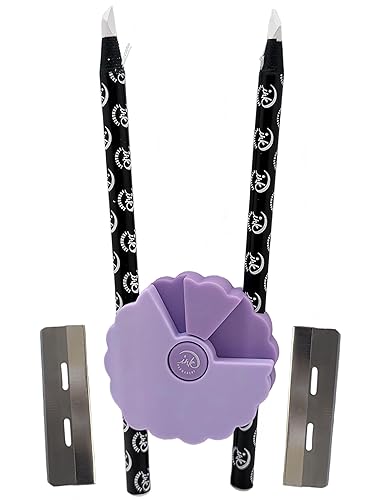 Ink Permanent Brow Helper Eyebrow Mapping Kit - Adjustable Brow Mapping Tool with 2 Eyebrow Pencils for PMU, Microblading & Brow Design…