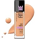 Maybelline Fit Me Dewy + Smooth Liquid Foundation Makeup, Sun Beige, 1 Count (Packaging May Vary)