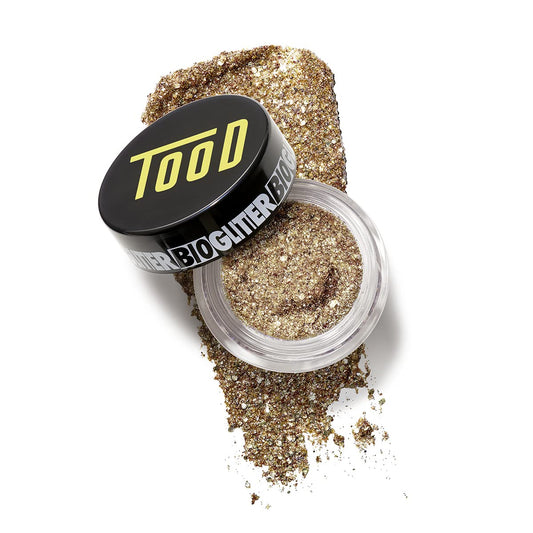TooD - BioGlitter Biodegradable Sparkle for Face, Body + Hair | Vegan Clean Beauty for Every Body (Citrine, 0.12 oz | 3.4 g) Beauty & Personal Care TOOD