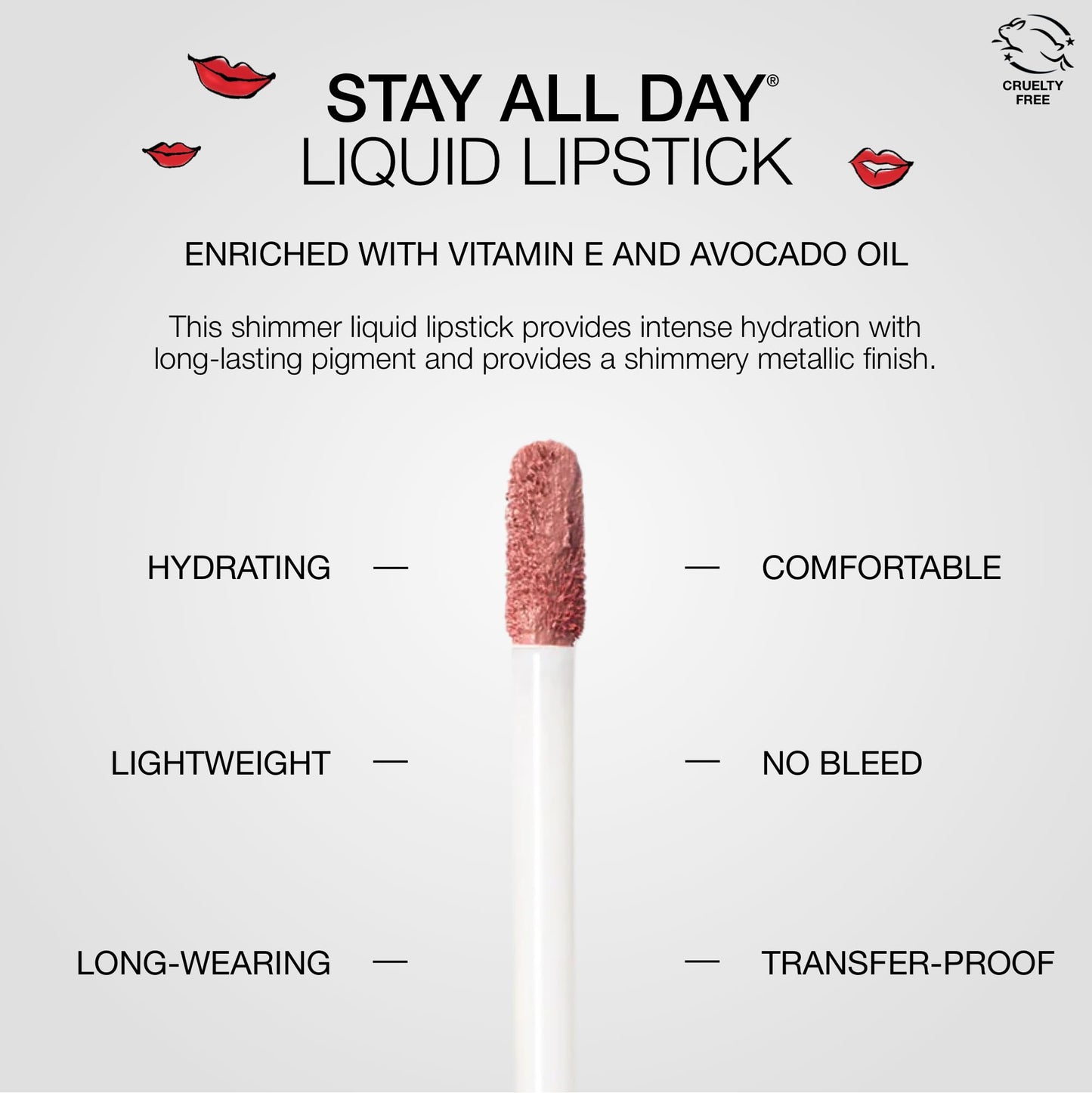 stila Stay All Day® Shimmer Liquid Lipstick, 0.10 oz.