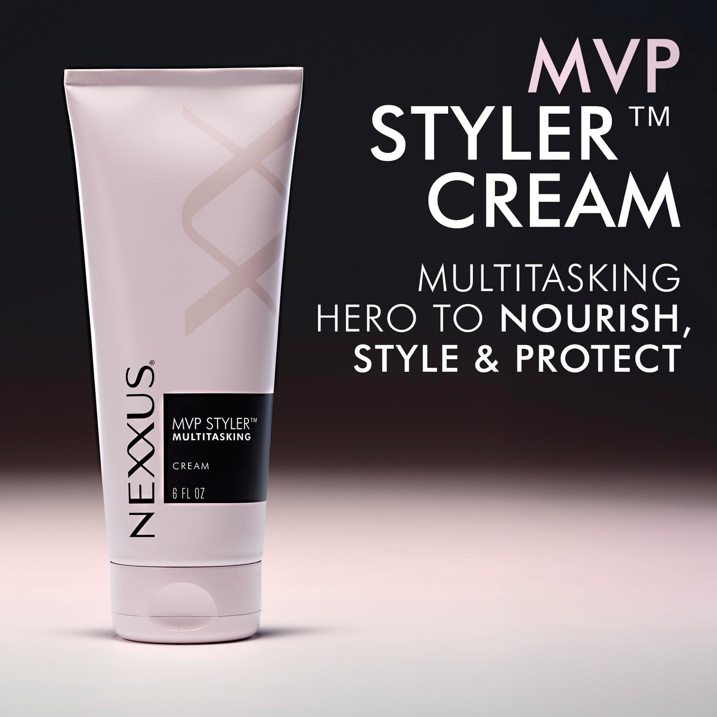 Nexxus Styling Cream MVP Styler Hybrid Multitasking Hair Cream Powered by MVP Multi-Verse Polymers 6 oz