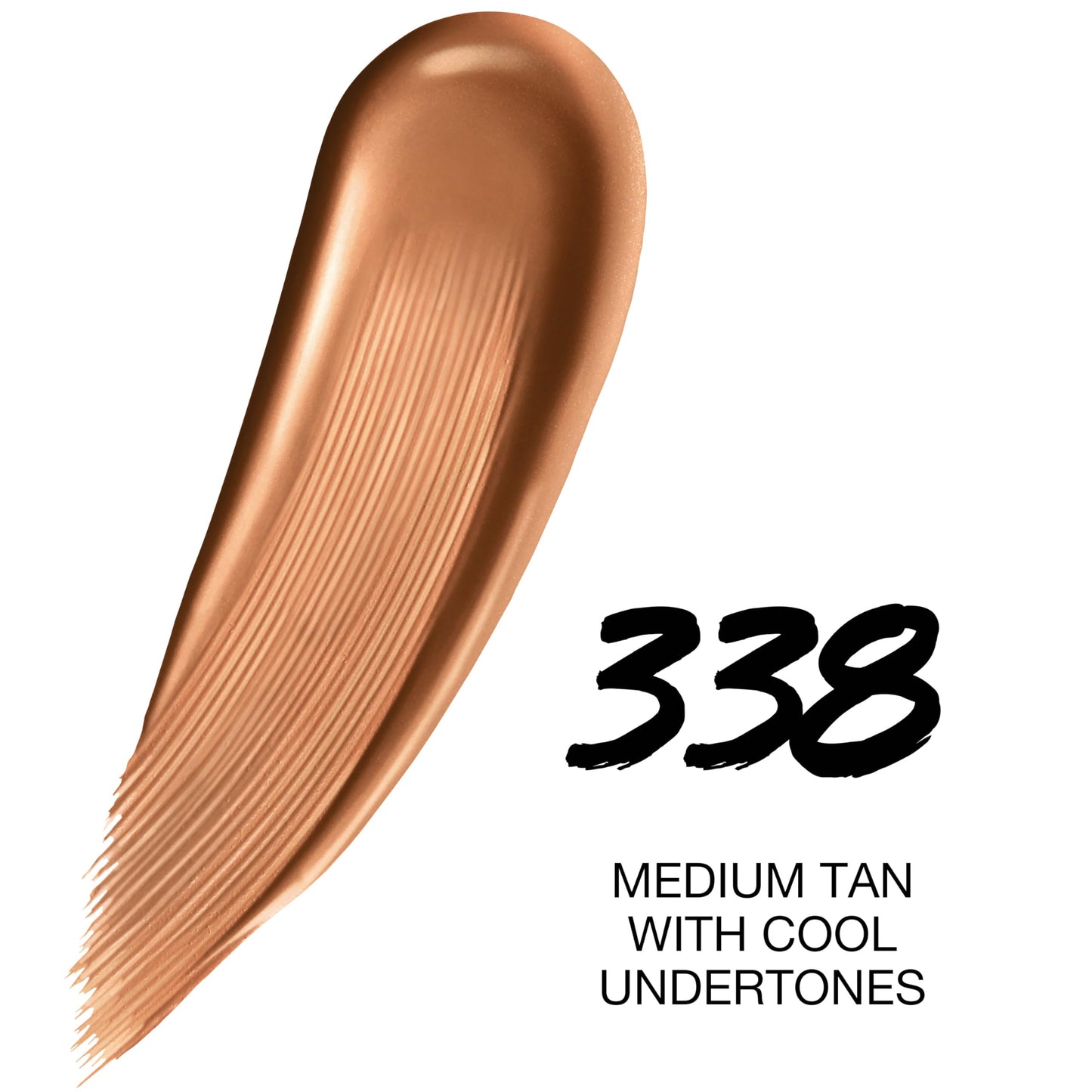 Maybelline Super Stay Up to 24HR Skin Tint, Radiant Light-to-Medium Coverage Foundation, Makeup Infused With Vitamin C, 338, 1 Count