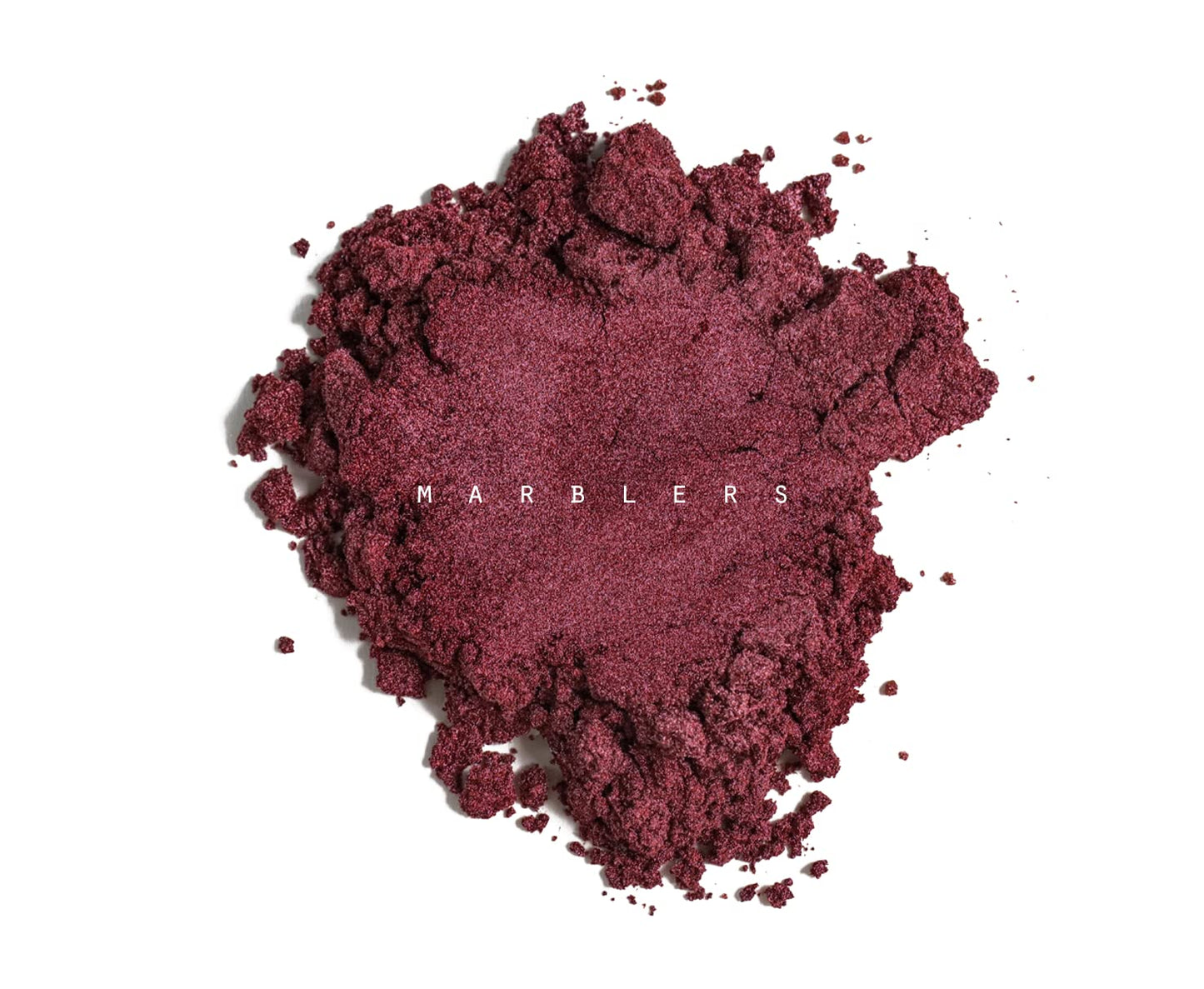 MARBLERS Fine Synthetic Mica Powder [Grace Maroon] 0.11oz (3g) | Highly Pigmented | Non-Toxic, Vegan, Cruelty-Free | Lip Gloss, Lipstick, Bath Bomb