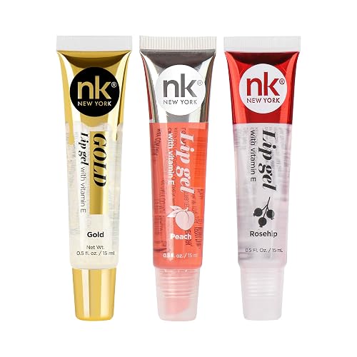 NICKA K NEW YORK Lip Gel, Hydrating, Lightweight, Glides on Effortlessly, Non Sticky Finish Lip Gel Colors