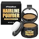 StyleShark Hairline Powder for Women & Men - Stain-Proof Touch Up for Thinning Hair, Quick Sweatproof Cover Up (Sandy Blonde)