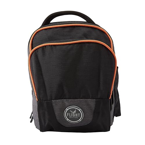 Flight Outfitters Lift Mini 2.0 Flight Bag | Durable Aviation Pilot Padded Bag with Tablet Laptop Pocket & Headset Compartment, Black