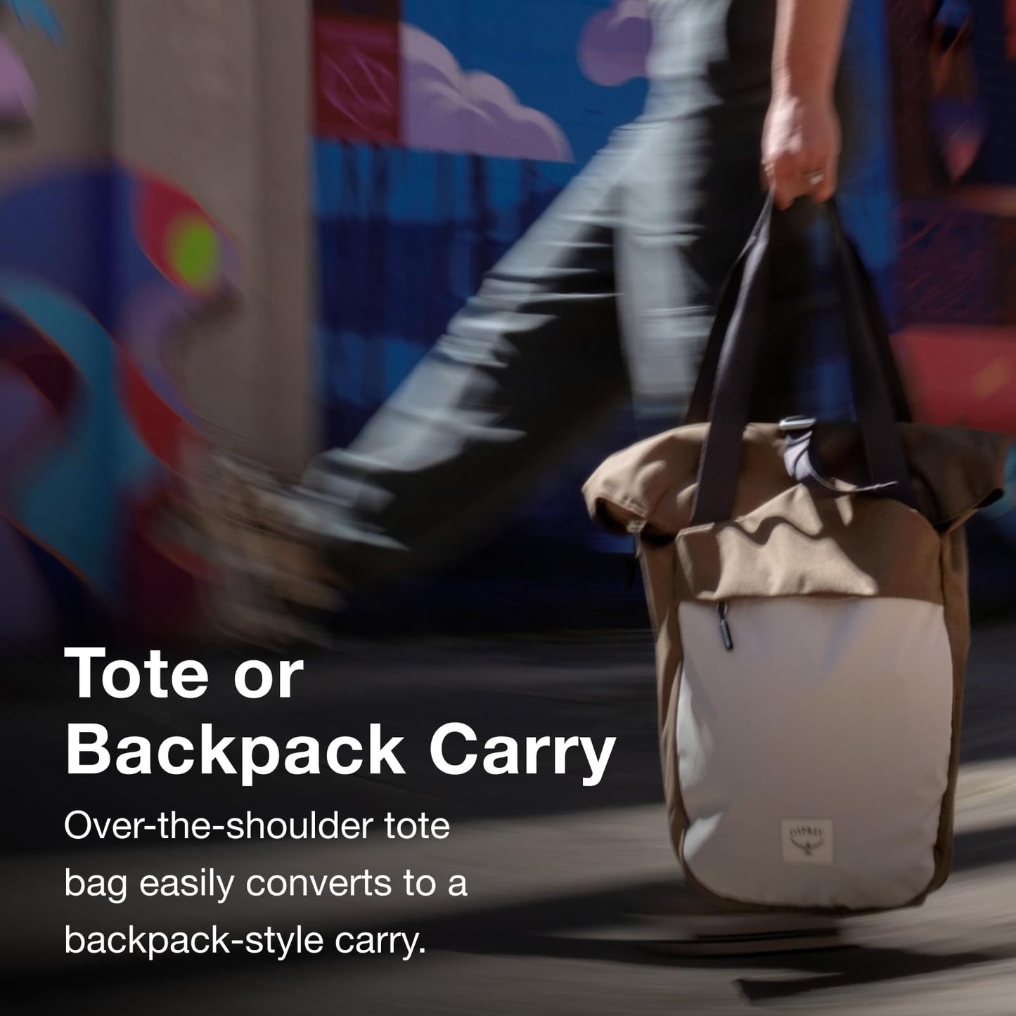 Osprey Arcane Zip Top Tote Backpack, Purple Dusk Heather