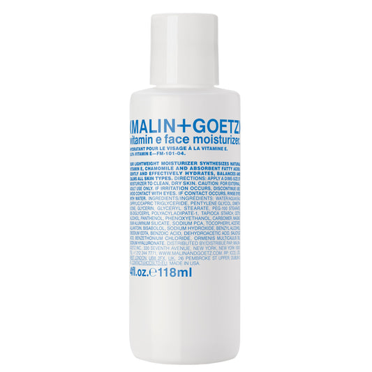 MALIN+GOETZ Women's Vitamin E Face Moisturizer, 4.0 Ounce