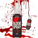 Fusang Fake Blood Spray,Halloween Fake Blood Washable Realistic Special Effects Zombie Vampire Costume Makeup & Dress Up,SFX Makeup Fake Liquid Blood