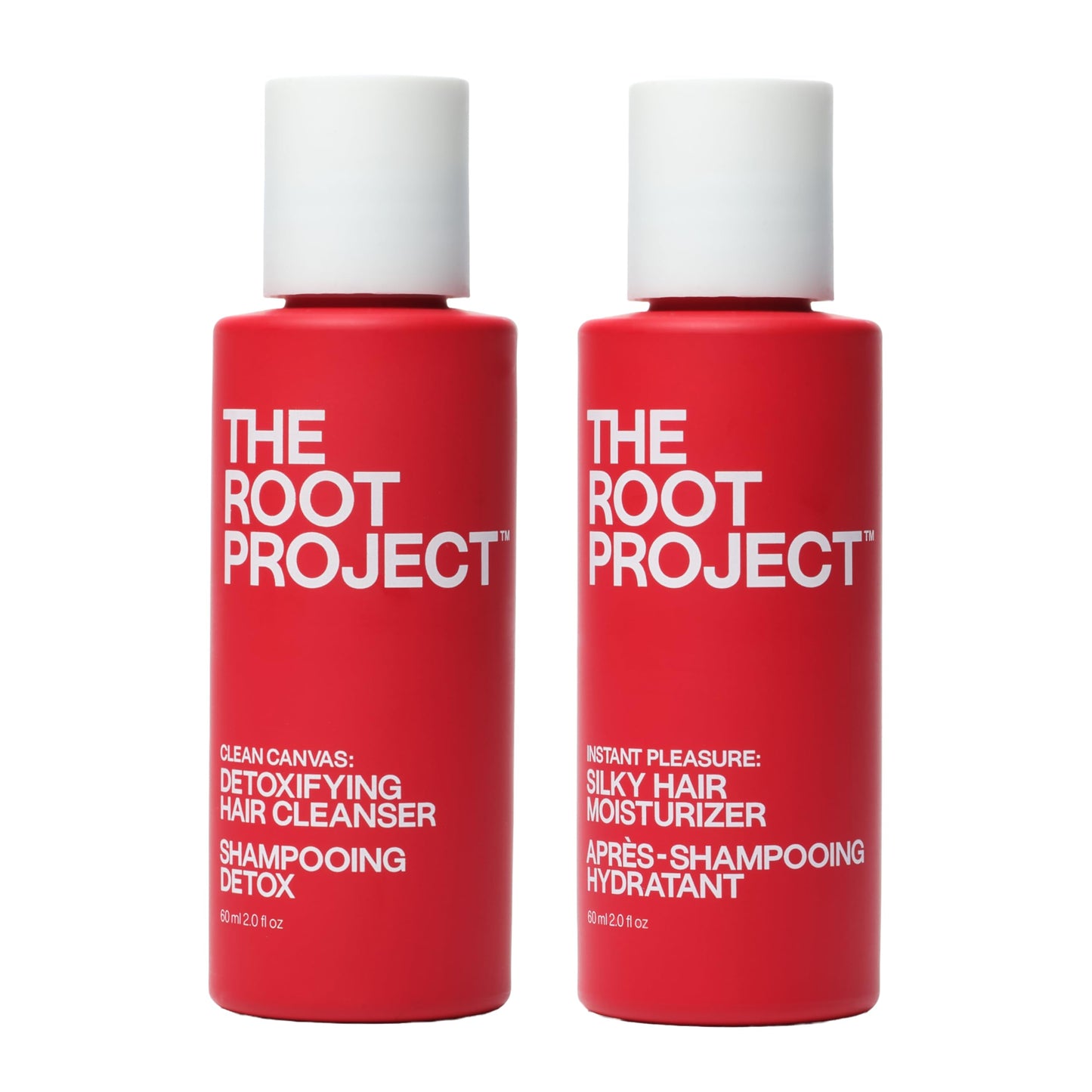 Travel Size Shampoo and Conditioner Set | Clarifying Shampoo That Nourishes. Never Stripping | Mask-Level Softness Every Wash | Clean Canvas + Instant