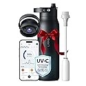 LARQ Bottle PureVis 2 23 oz - UV Water Purifier with Self-Cleaning, App Hydration Tracking, Filter Straw, Detachable Handle, Double-Wall Insulated…