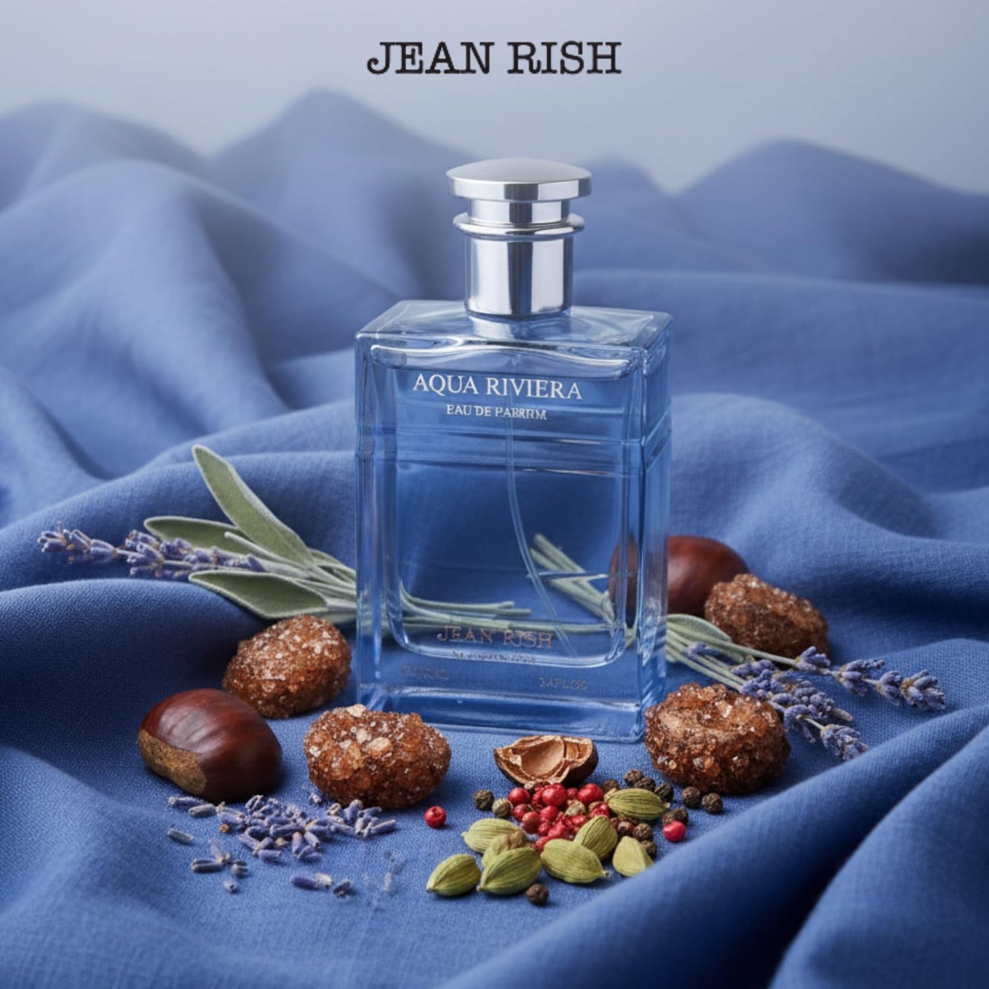 Jean Rish Aqua Riviera Perfume for Men Eau De Parfum, Long-Lasting Luxury Fragrance, Made In USA - Cardamom, Pink Pepper, Vanilla Wood - 100ml / 3.4 Beauty & Personal Care Jean Rish